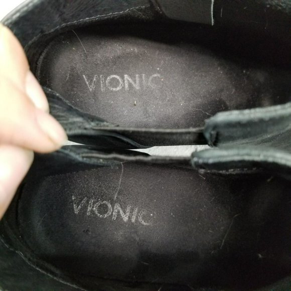 Vionic Shoes Womens Size 9 Sterling Black Suede ZipArch Support Ankle  Booties - Picture 8 of 10